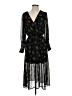 Zara Paisley Black Cocktail Dress Size S - photo 1