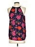 Papermoon 100% Polyester Purple Sleeveless Blouse Size S - photo 2