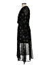 Zara Paisley Black Cocktail Dress Size S - photo 5