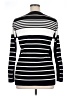 Avenue Stripes Black Pullover Sweater Size 14 Plus - photo 2