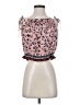 Natalie Martin 100% Silk Pink Sleeveless Silk Top Size S - photo 1