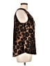 Diana Belle Brown Sleeveless Blouse Size L - photo 4