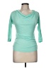 No Boundaries Teal 3/4 Sleeve Top Size M - photo 1