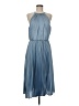 BCBGMAXAZRIA 100% Polyester Blue Cocktail Dress Size M - photo 1