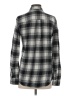 Express Plaid Gray Long Sleeve Button-Down Shirt Size XS - photo 2