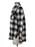 Express Plaid Gray Long Sleeve Button-Down Shirt Size XS - photo 5