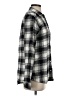 Express Plaid Gray Long Sleeve Button-Down Shirt Size XS - photo 4