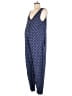 Ingrid + Isabel 100% Rayon Polka Dots Blue Jumpsuit Size Med Maternity (2) - photo 1