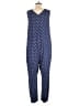 Ingrid + Isabel 100% Rayon Polka Dots Blue Jumpsuit Size Med Maternity (2) - photo 2
