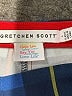 Gretchen Scott Designs Plaid Blue Track Pants Size L - photo 7