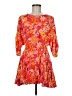 AaKaa Floral Orange Casual Dress Size M - photo 1