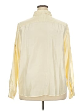 Lauren by Ralph Lauren Long Sleeve Silk Top (view 2)