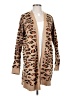 Splendid Animal Print Tan Cardigan Size S - photo 1