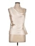 Lush 100% Polyester Ivory Sleeveless Blouse Size L - photo 1