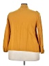 Emery Rose 100% Polyester Yellow 3/4 Sleeve Blouse Size 4X - photo 2