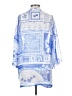Ann Taylor 100% Polyester Blue Kimono Size XS - photo 2