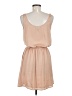 Michael Stars 100% Polyester Solid Tan Casual Dress Size Med (1) - photo 2