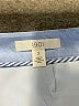 1901 100% Cotton Chevron-herringbone Blue Shorts Size 2 - photo 3