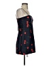 Réalisation 100% Silk Hearts Black Cocktail Dress Size S - photo 4