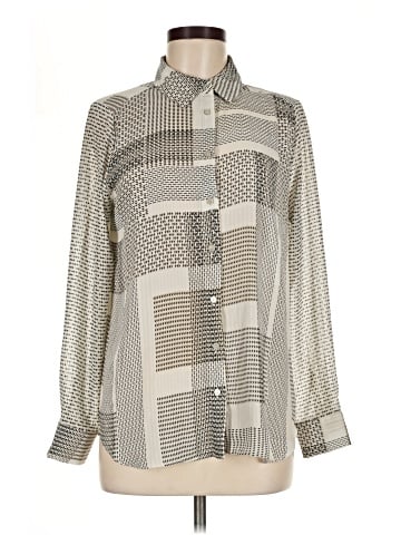 Rose + Olive Long Sleeve Blouse (view 1)