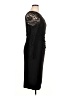 Betsy & Adam Black Cocktail Dress Size 14 - photo 4