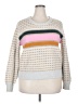 Madewell Color Block Stripes Ivory White Pullover Sweater Size XXL - photo 1