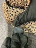 Ellison Animal Print Brown Casual Pants Size S - photo 8