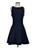 Aqua Solid Blue Cocktail Dress Size S - photo 1