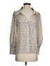 Alice + Olivia 100% Silk Print Ivory Blouse Size S - photo 1