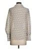 Alice + Olivia 100% Silk Print Ivory Blouse Size S - photo 2