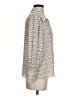 Alice + Olivia 100% Silk Print Ivory Blouse Size S - photo 4