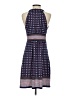 Max Studio Print Blue Casual Dress Size S - photo 2