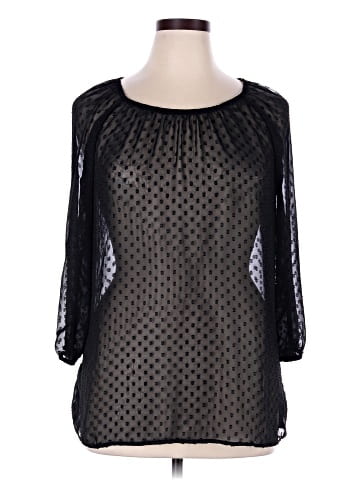 AB Studio 3/4 Sleeve Blouse (view 1)