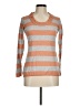 Banana Republic 100% Cotton Stripes Orange Pullover Sweater Size M - photo 1