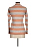 Banana Republic 100% Cotton Stripes Orange Pullover Sweater Size M - photo 2