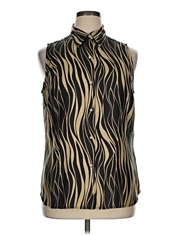 Lauren by Ralph Lauren Sleeveless Silk Top (view 1)