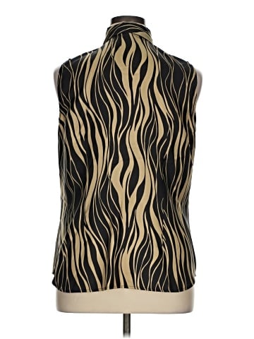 Lauren by Ralph Lauren Sleeveless Silk Top (view 2)