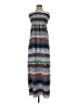 Gap Outlet 100% Polyester Print Blue Casual Dress Size S - photo 1
