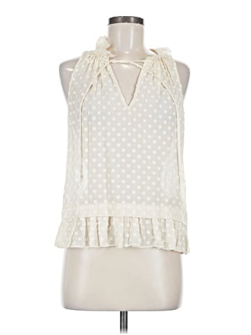 Rebecca Taylor Sleeveless Silk Top (view 1)