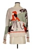 Shein Graphic Green Pullover Sweater Size S - photo 1