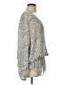 Haute Hippie Silver Long Sleeve Blouse Size L - photo 4
