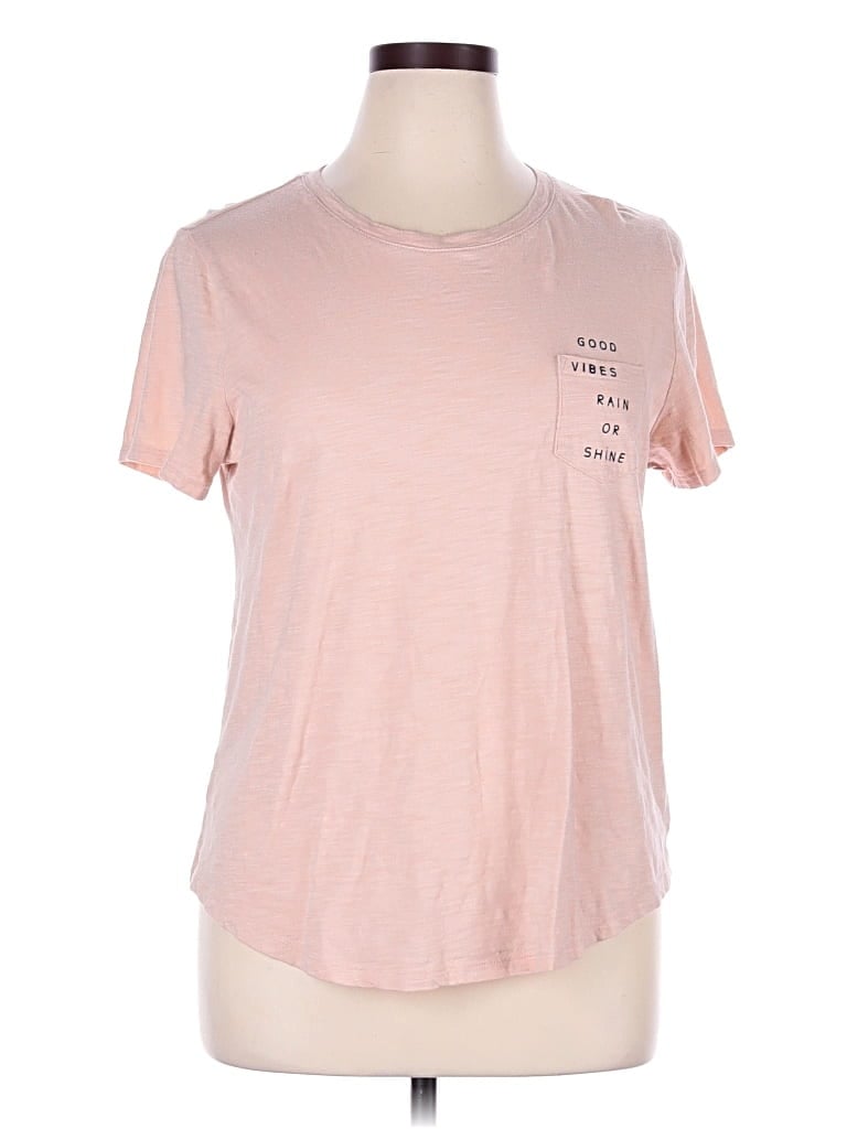 Pre-owned Old Navy Short Sleeve T-shirt In Pink