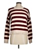 Altar'd State 100% Polyester Stripes Burgundy Pullover Sweater Size M - photo 1
