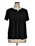 Unbranded Black Short Sleeve Blouse Size XL - photo 1