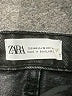 Zara Hearts Black Denim Shorts Size 12 - photo 3