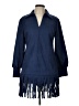 Unbranded Blue Long Sleeve Blouse Size L - photo 1