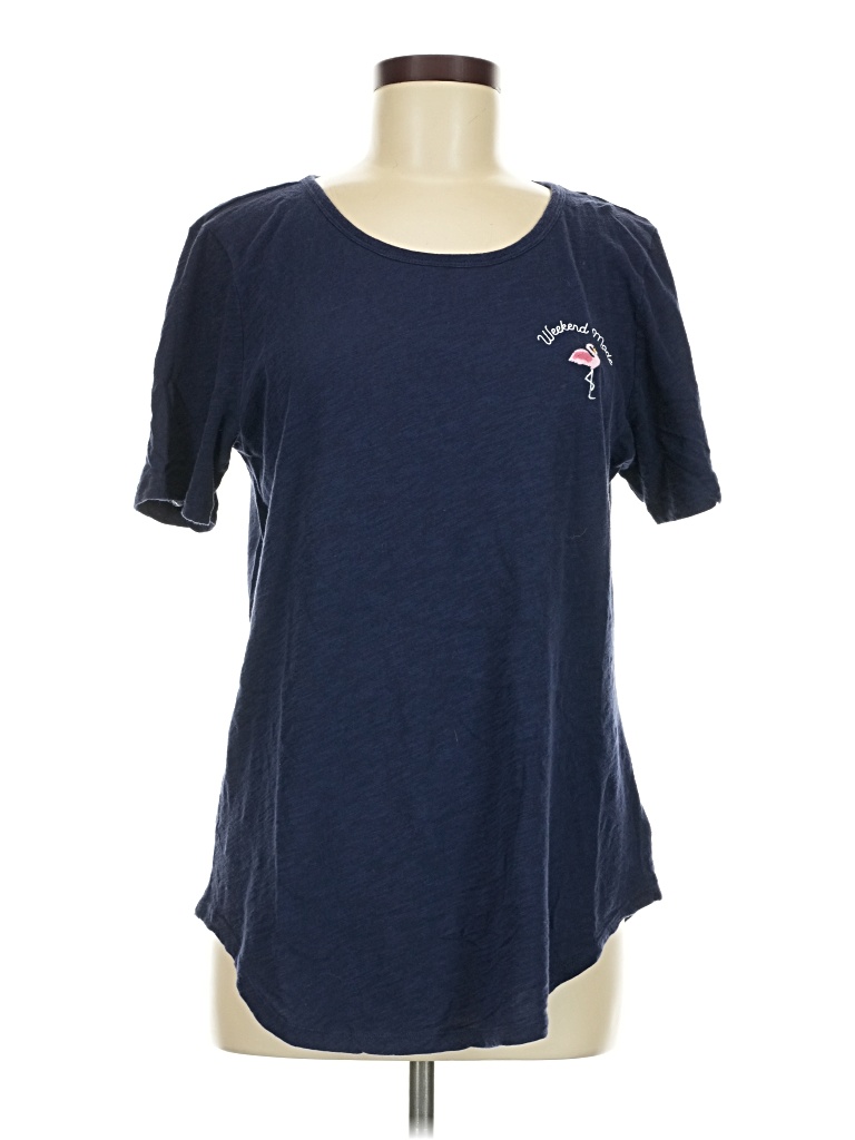 Pre-owned Old Navy Short Sleeve T-shirt In Blue