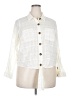 Torrid 100% Cotton Ivory 3/4 Sleeve Button-Down Shirt Size 2X Plus (2) - photo 1