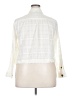 Torrid 100% Cotton Ivory 3/4 Sleeve Button-Down Shirt Size 2X Plus (2) - photo 2