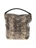 FURLA 100% Leather Animal Print Gray Ivory Leather Shoulder Bag One size - photo 3